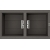 Zlewozmywak Elleci SMART 450 KERATEK K93 DOVE GREY LKI45093SMT